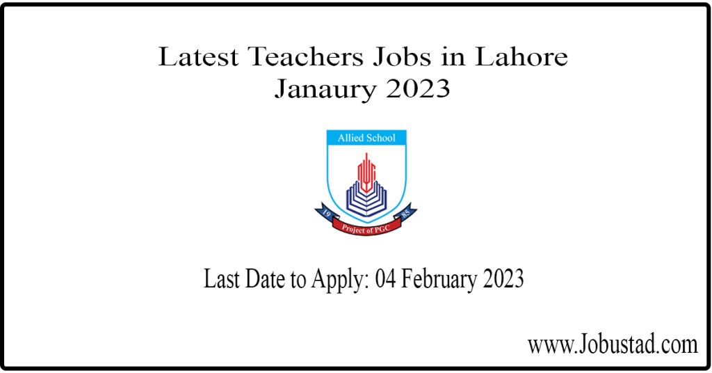 New Teachers Jobs in Lahore