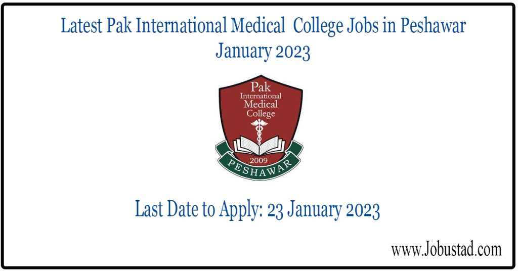 New Pak International Medical  College Jobs in Peshawar