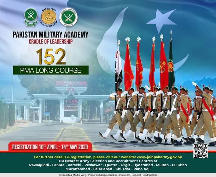 Latest Pakistan Army PMA Long Syllabus 152 Jobs 2023