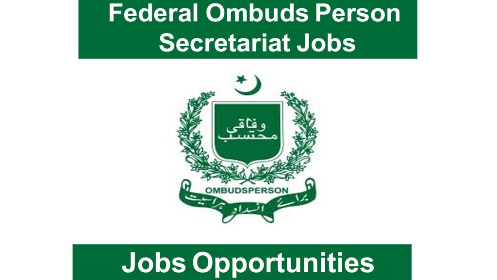 Federal Ombudsperson Secretariat Jobs in Islamabad September 2025