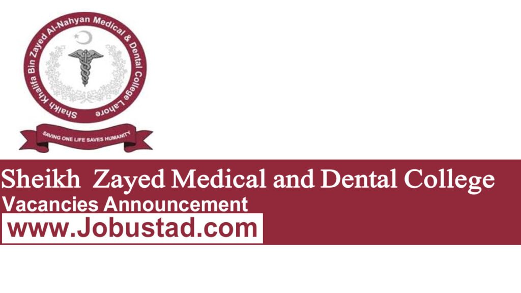 Sheikh Zayed Federal Postgraduate Medical Institute Jobs in Lahore September 2025