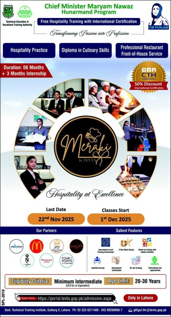 CM Punjab Hunarmand Program 2025