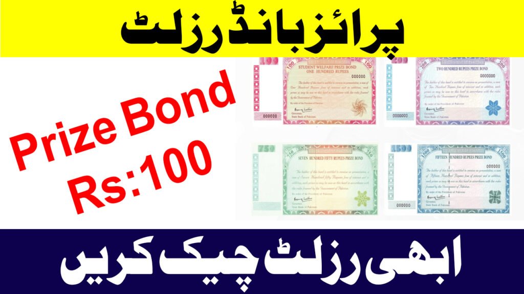 Rs 100 Prize Bond Draw Results November 2025