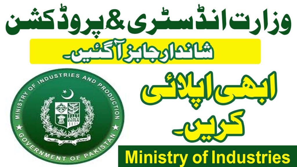 Ministry of Industries and Production Vacancies Announcement December 2025