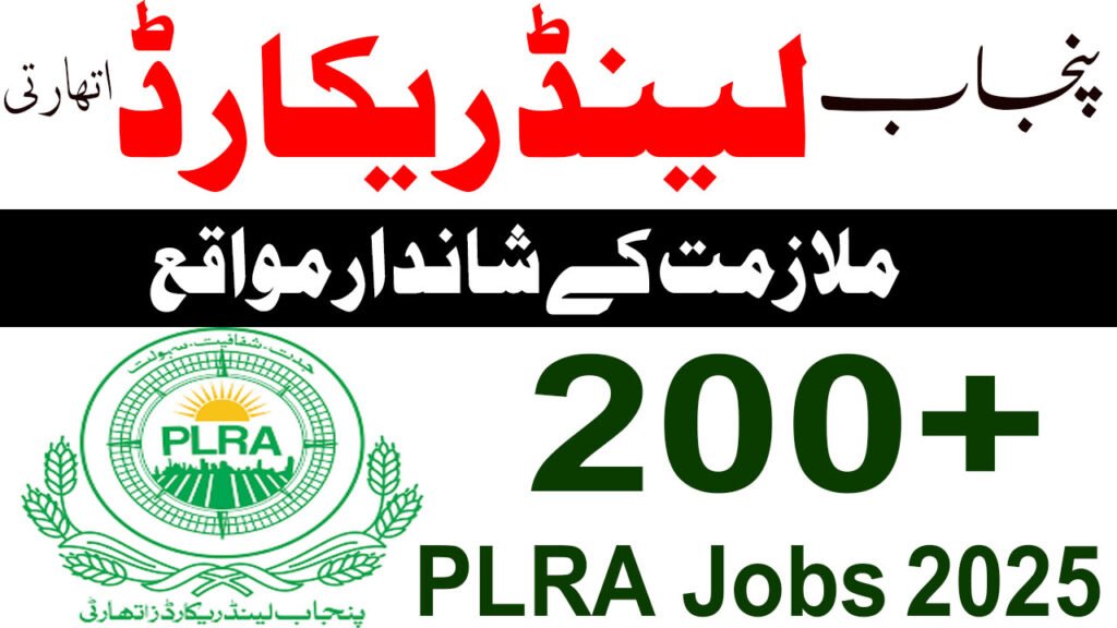 Punjab Land Record Authority Jobs January 2026