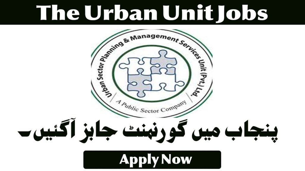 The Urban Unit Jobs in Punjab January 2026