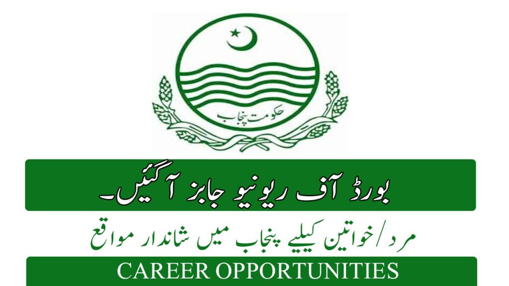 Board of Revenue Government of Punjab Jobs January 2026