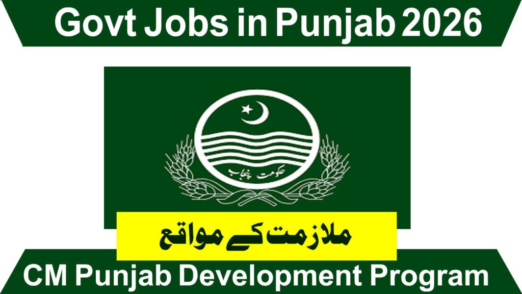 CM Punjab Development Program Jobs February 2026
