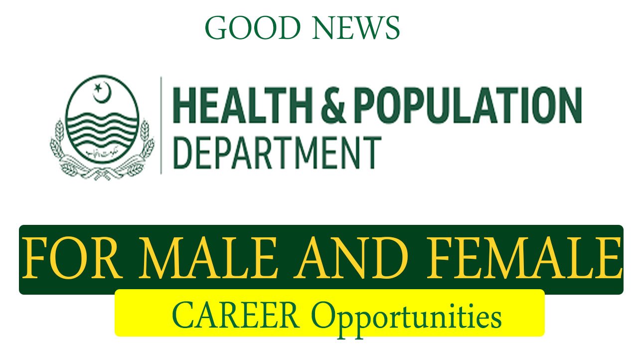 Health and Population Department Jobs in Punjab February 2026