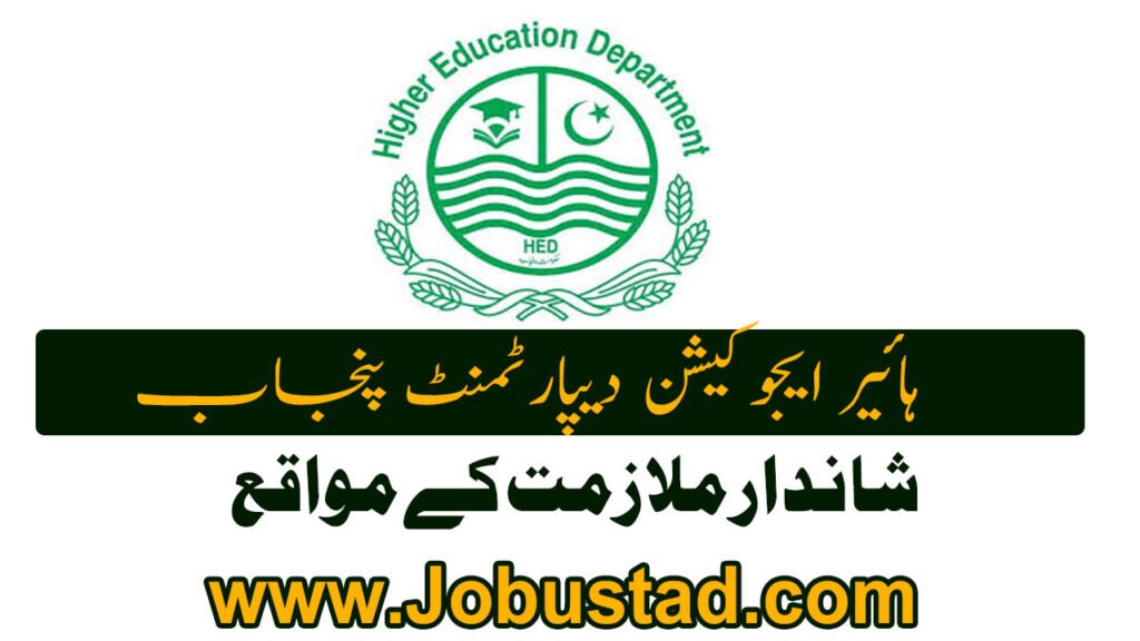 Higher Education Department Vacancies in Punjab March 2026