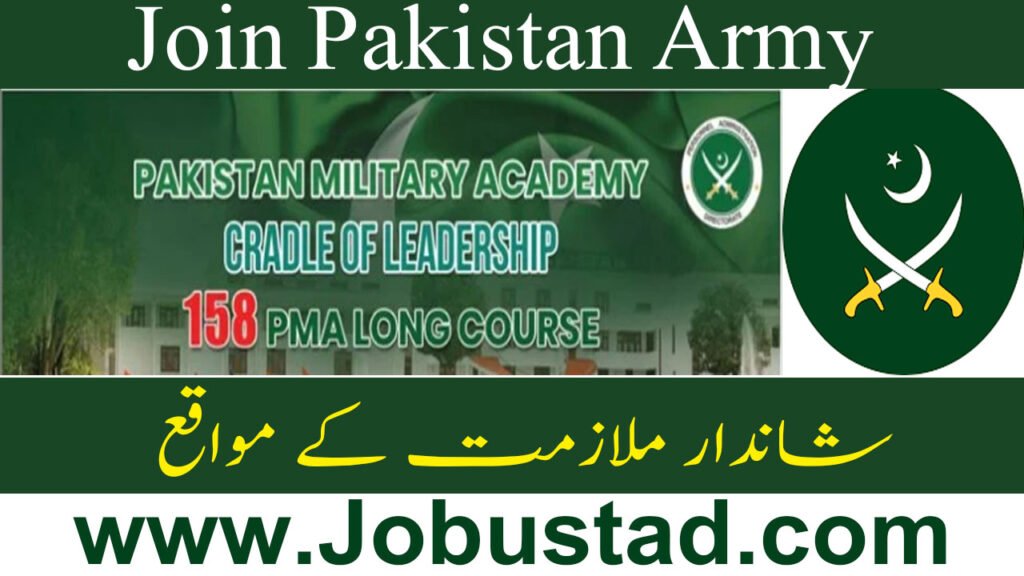 Pak Army 158 PMA Long Course 2026 Registration Open