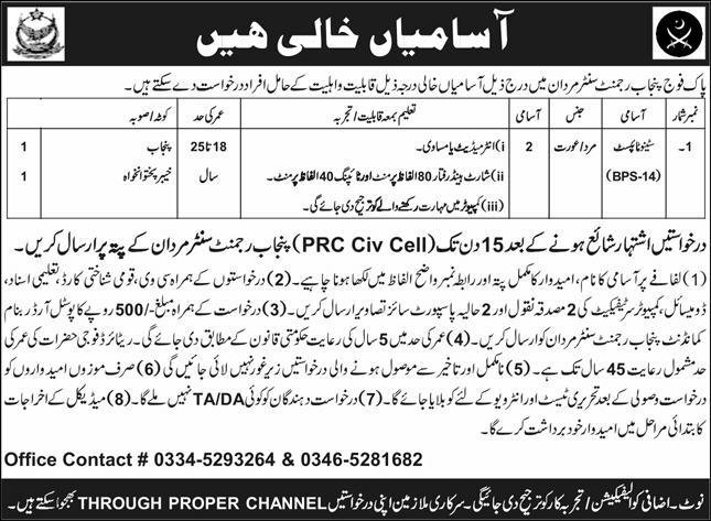 Stenotypist Jobs in Mardan April 2026