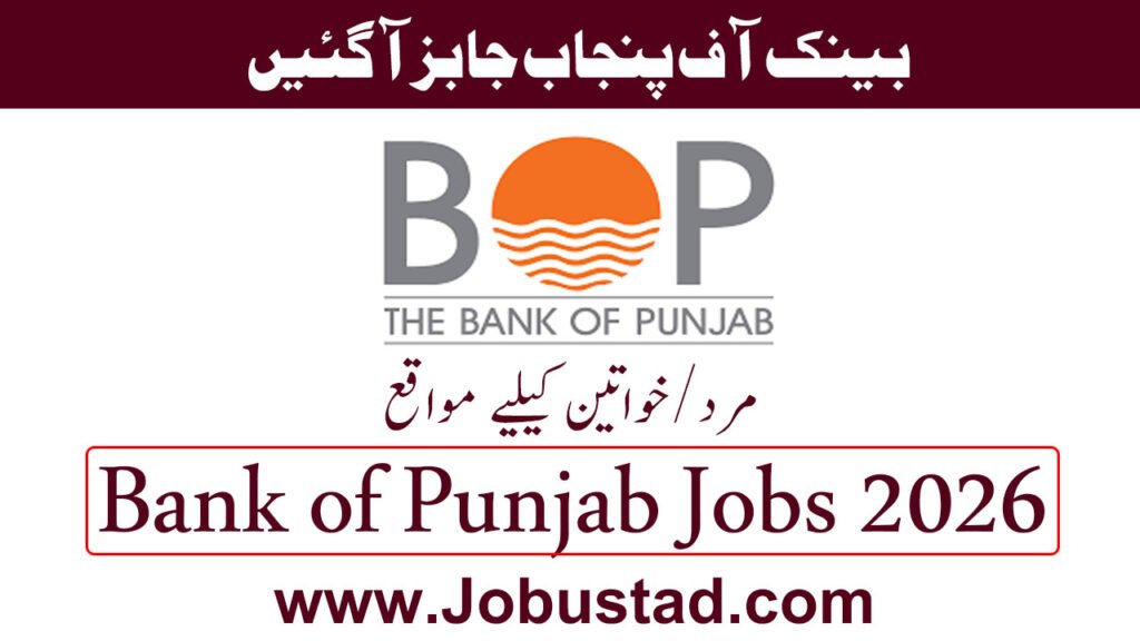 Bank of Punjab Jobs in Pakistan May 2026