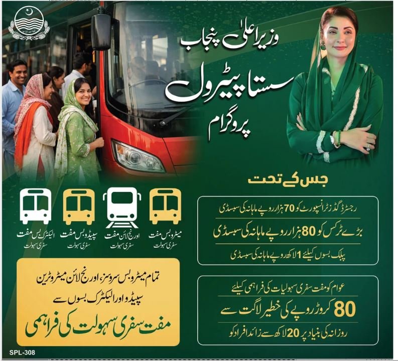 CM Punjab Sasta Petrol Program Registration 2026