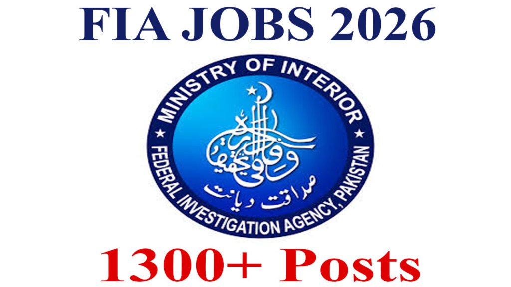 Federal Investigation Agency FIA Jobs April 2026 Apply Online