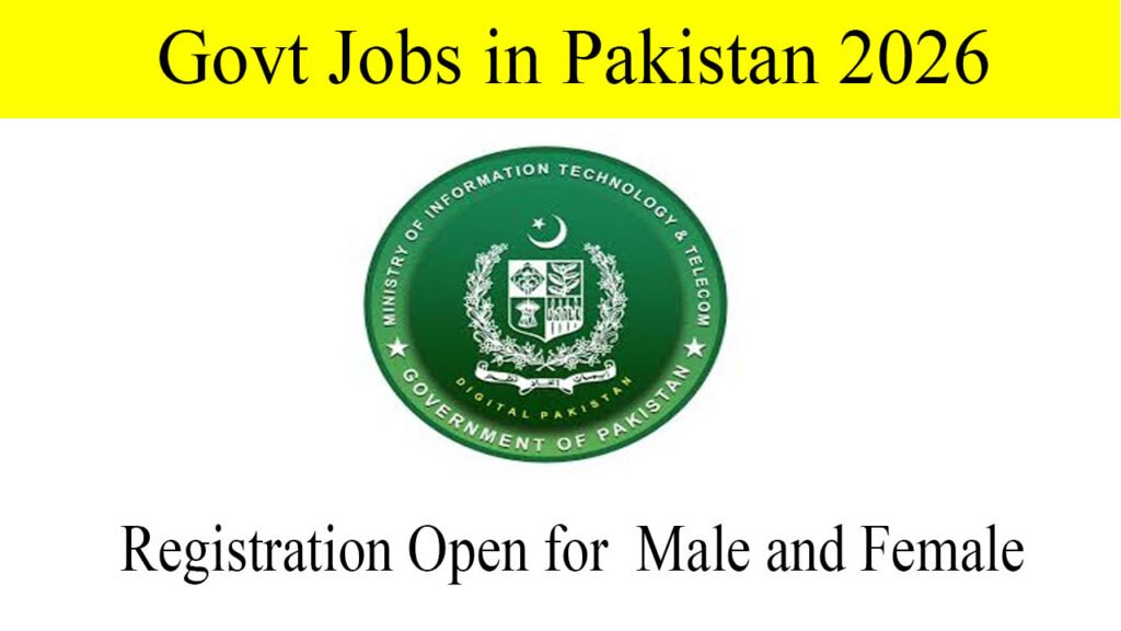 Ministry of Information Technology and Telecommunication Jobs in Pakistan April 2026