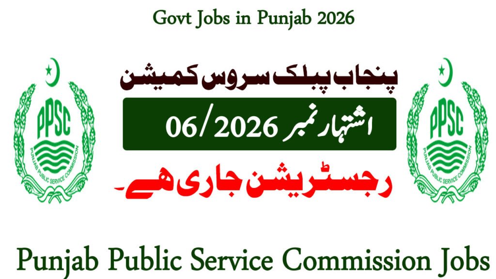 Latest PPSC Jobs Advertisement 06/2026