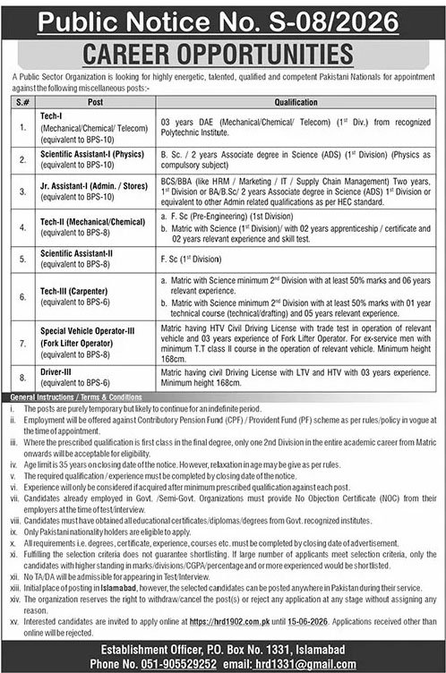 Pakistan Atomic Energy Commission Jobs June 2026