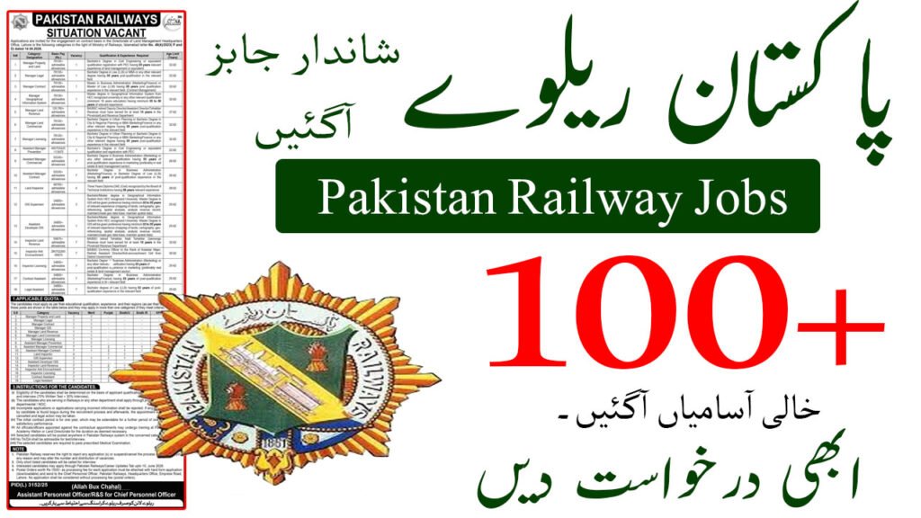 Pakistan Railways Situation Vacants May 2026