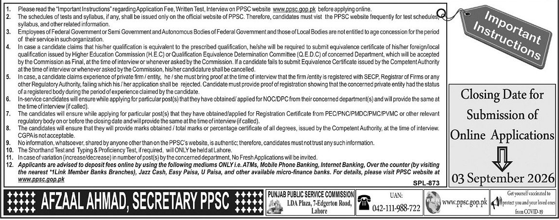 Chief Minister Inspection Team CMIT Jobs in Punjab August 2026
